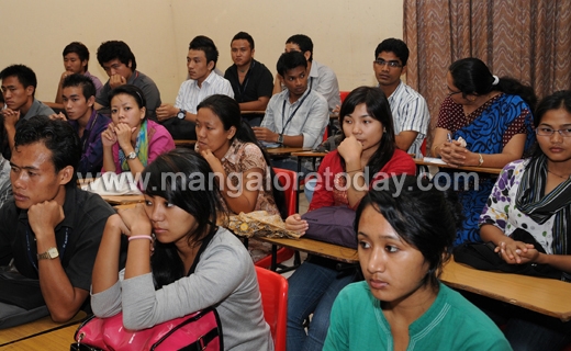 Tibetan students in Mangalore